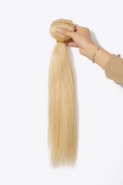 20" 200g #613 Clip-in Hair Extensions Human Hair - DunbiBeauty, LLC