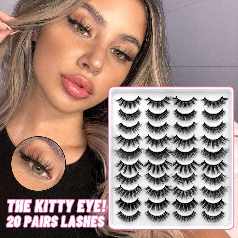 20 Pairs Of False Eyelashes In Europe And America - DunbiBeauty, LLC