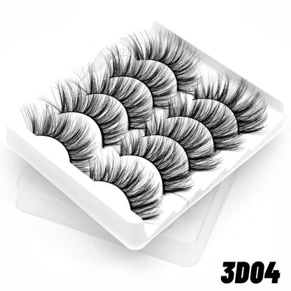 20 Pairs Of False Eyelashes In Europe And America - DunbiBeauty, LLC