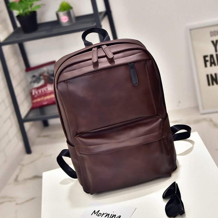 2018 New Men's Travel Bag Travel Backpack Pu Backpack Male Leisure Sports Backpack - DunbiBeauty, LLC