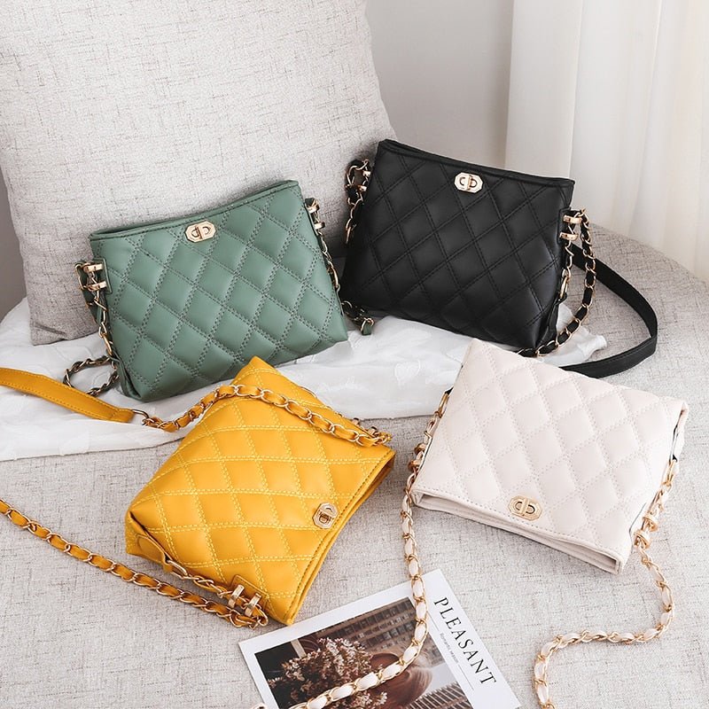 2022 New Crossbody Bags for Women Fashion Shoulder Bag Small Designer Ladies Handbags Chain Strap Hand Bags - DunbiBeauty, LLC