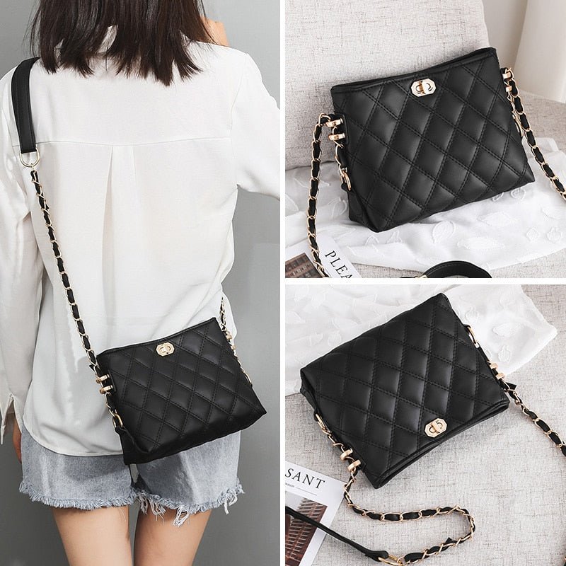 2022 New Crossbody Bags for Women Fashion Shoulder Bag Small Designer Ladies Handbags Chain Strap Hand Bags - DunbiBeauty, LLC