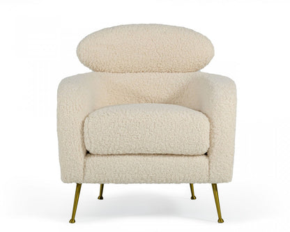 Modrest Altura Modern Faux Fur Lounge Chair