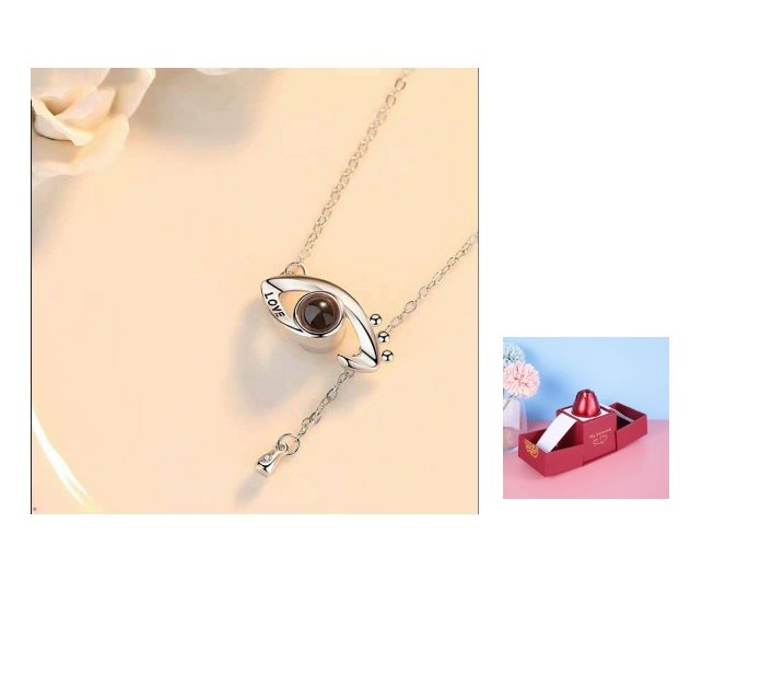 2023 Hot Valentine's Day Gifts Metal Rose Jewelry Gift Box Necklace For Wedding Girlfriend Necklace Gifts - DunbiBeauty, LLC