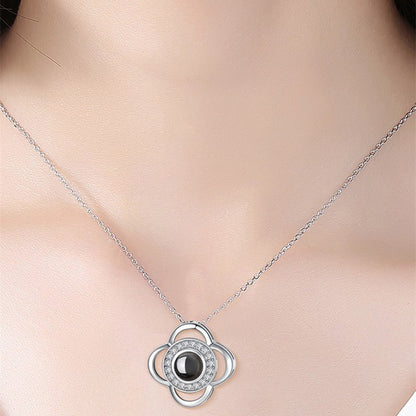 2023 Hot Valentine's Day Gifts Metal Rose Jewelry Gift Box Necklace For Wedding Girlfriend Necklace Gifts - DunbiBeauty, LLC