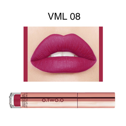 Non-fading matte lip gloss