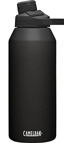 CamelBak Chute Mag 40 oz Vacuum Insulated Stainless Steel Water Bottle, Black