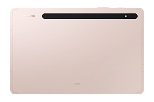 Samsung Galaxy Tab S8+ Android Tablet, 12.4” Large AMOLED Screen, 128GB Storage, Wi-Fi 6E, Ultra Wide Camera, S Pen Included, Long Lasting Battery, Pink Gold Spreadr