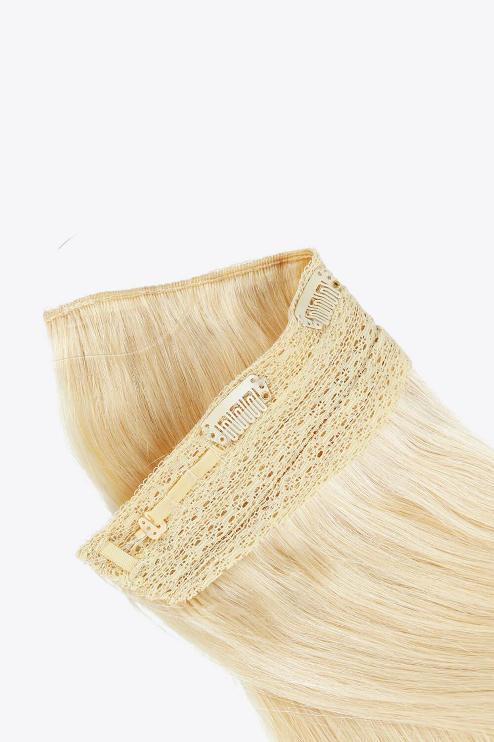 22" 100g Fully Handmade Straight Indian Human Halo Hair - DunbiBeauty, LLC