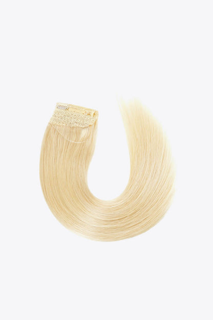 22" 100g Fully Handmade Straight Indian Human Halo Hair - DunbiBeauty, LLC