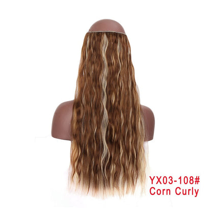 24 Inches Invisible Wire No Clips Hair Extension - DunbiBeauty, LLC