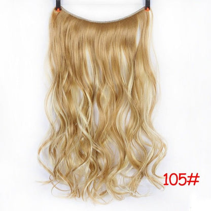 24 Inches Invisible Wire No Clips Hair Extension - DunbiBeauty, LLC