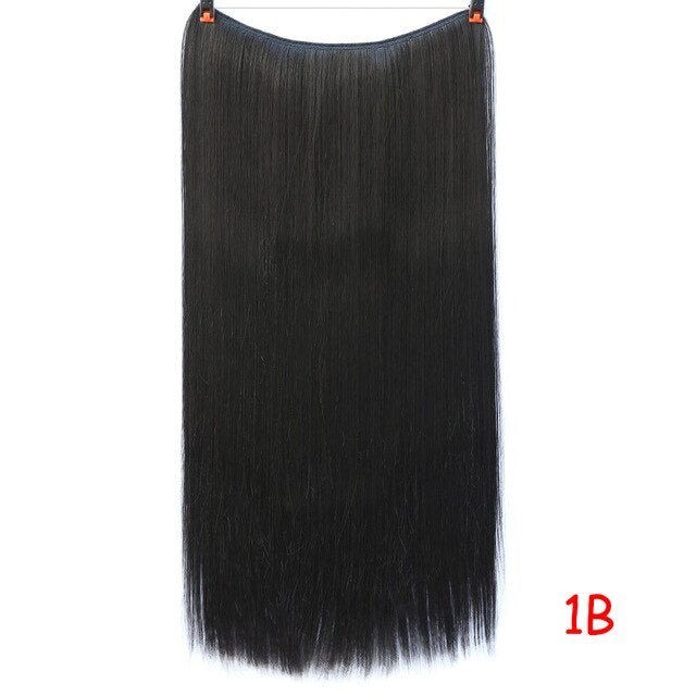 24 Inches Invisible Wire No Clips Hair Extension - DunbiBeauty, LLC