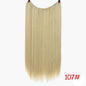 24 Inches Invisible Wire No Clips Hair Extension - DunbiBeauty, LLC