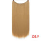 24 Inches Invisible Wire No Clips Hair Extension - DunbiBeauty, LLC