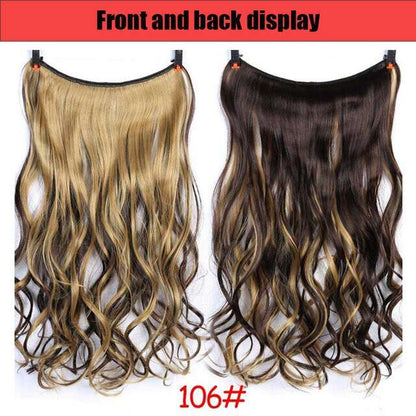 24 Inches Invisible Wire No Clips Hair Extension - DunbiBeauty, LLC