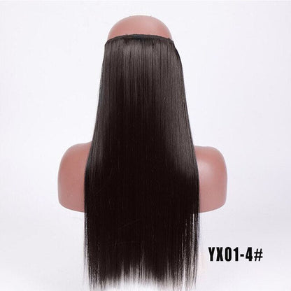 24 Inches Invisible Wire No Clips Hair Extension - DunbiBeauty, LLC