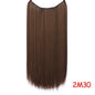 24 Inches Invisible Wire No Clips Hair Extension - DunbiBeauty, LLC