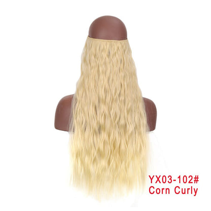 24 Inches Invisible Wire No Clips Hair Extension - DunbiBeauty, LLC