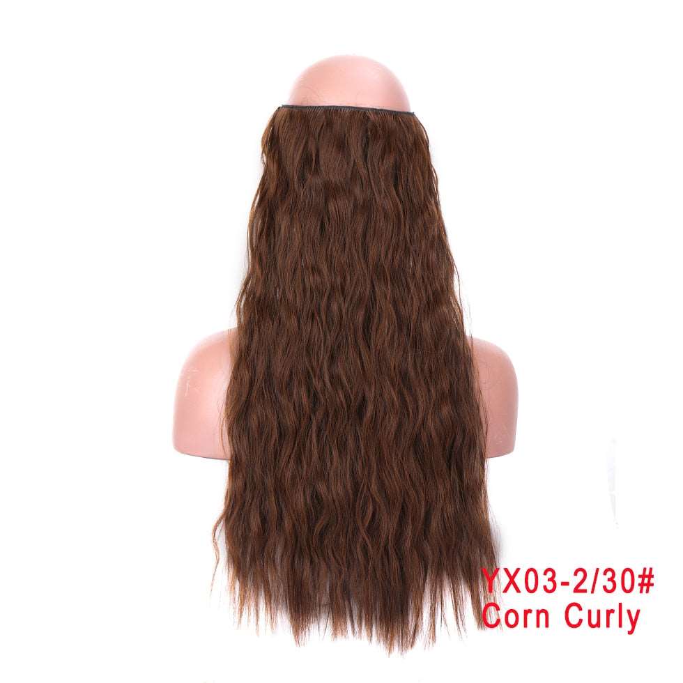 24 Inches Invisible Wire No Clips Hair Extension - DunbiBeauty, LLC