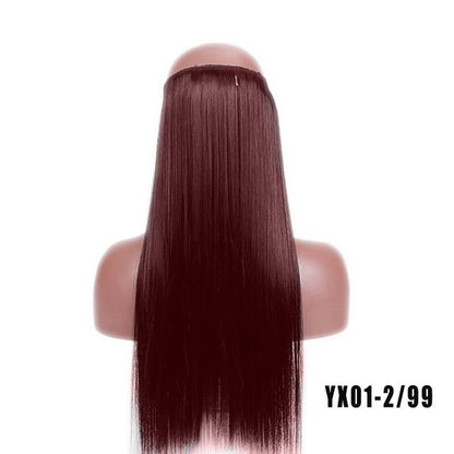 24 Inches Invisible Wire No Clips Hair Extension - DunbiBeauty, LLC