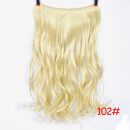 24 Inches Invisible Wire No Clips Hair Extension - DunbiBeauty, LLC