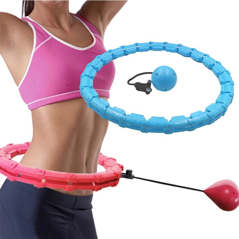 24 Section Adjustable Sport Hoops Abdominal Thin Waist Exercise Detachable Massage Fitness Hoop Training Weight Loss - DunbiBeauty, LLC