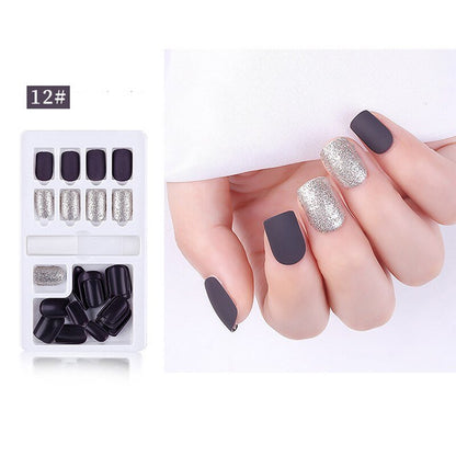 24/30Pcs Fake Nails With Glue Press On Nails Nail Tips With Jelly Double-sided Tape Natural Extension Nail Art - DunbiBeauty, LLC