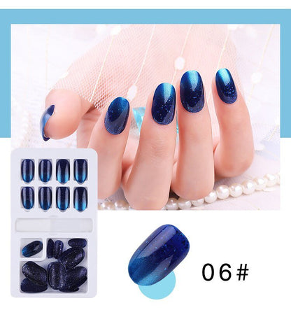 24/30Pcs Fake Nails With Glue Press On Nails Nail Tips With Jelly Double-sided Tape Natural Extension Nail Art - DunbiBeauty, LLC