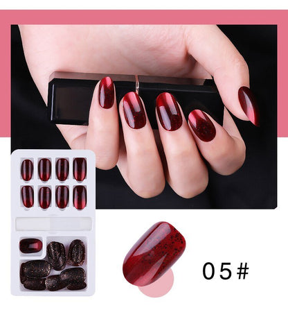 24/30Pcs Fake Nails With Glue Press On Nails Nail Tips With Jelly Double-sided Tape Natural Extension Nail Art - DunbiBeauty, LLC