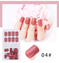 24/30Pcs Fake Nails With Glue Press On Nails Nail Tips With Jelly Double-sided Tape Natural Extension Nail Art - DunbiBeauty, LLC