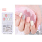 24/30Pcs Fake Nails With Glue Press On Nails Nail Tips With Jelly Double-sided Tape Natural Extension Nail Art - DunbiBeauty, LLC