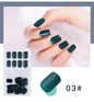 24/30Pcs Fake Nails With Glue Press On Nails Nail Tips With Jelly Double-sided Tape Natural Extension Nail Art - DunbiBeauty, LLC