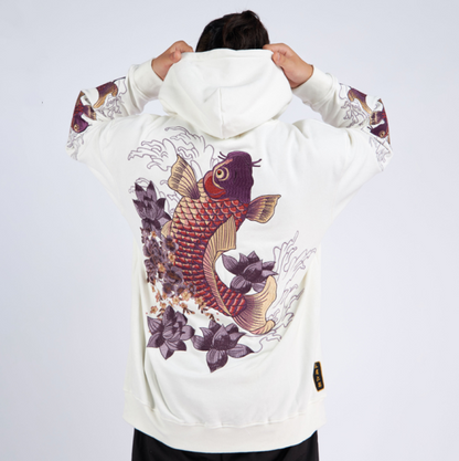 Men's Koi Fish Hoodie nihaodropshipping