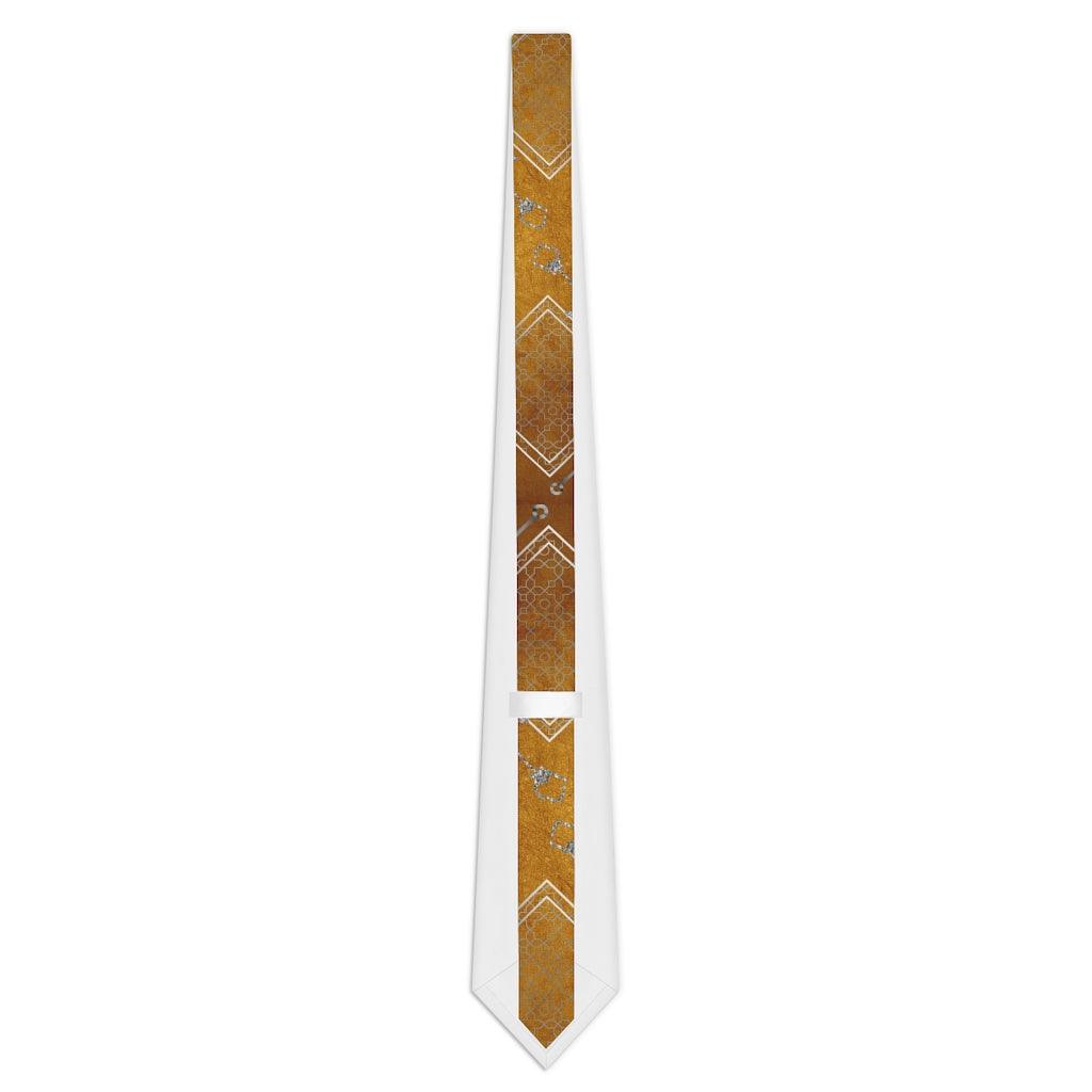 Orange Titanium Gentleman's Business Tie Printify