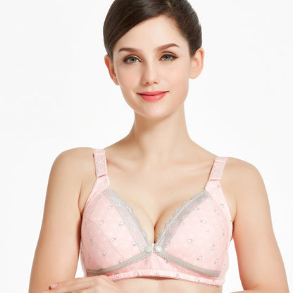 Maternity Nursing Bra Flower Pattern Larnt