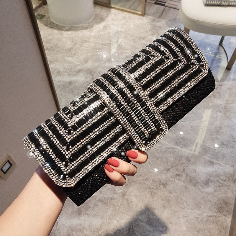 Women's Rhinestone Clutch Bag with Gems nihaodropshipping