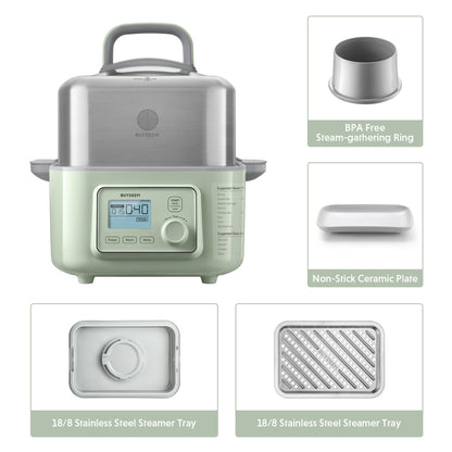 Electric Food Steamer, 5QT (Stew Pots Not Included)