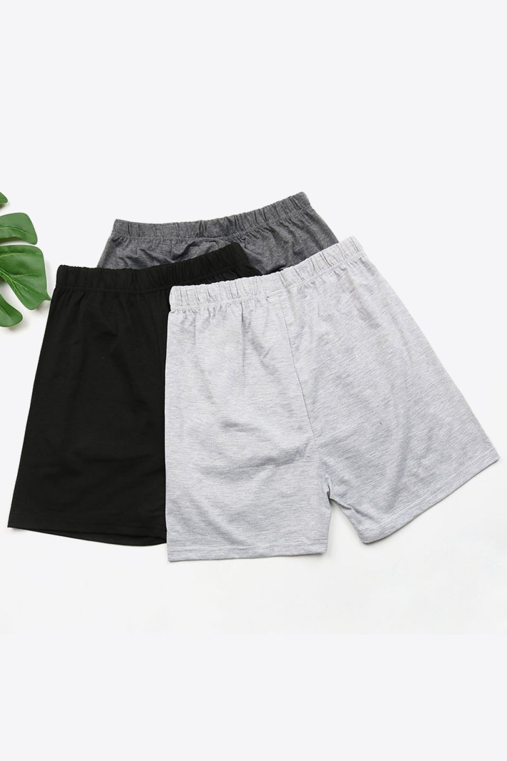 3-Pack Elastic Waist Shorts - DunbiBeauty, LLC