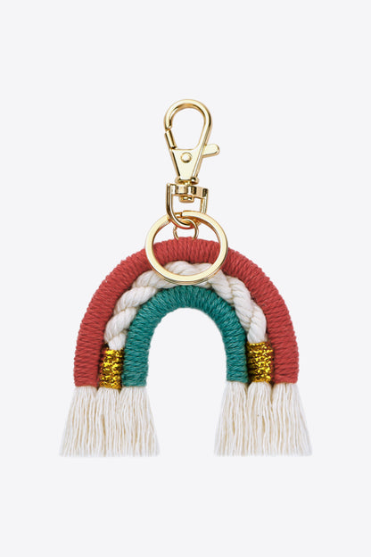 Random 4-Pack Rainbow Tassel Key Chain