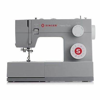 SINGER Heavy Duty Sewing Machine With Included Accessory Kit, 110 Stitch Applications 4432, Perfect For Beginners, Gray