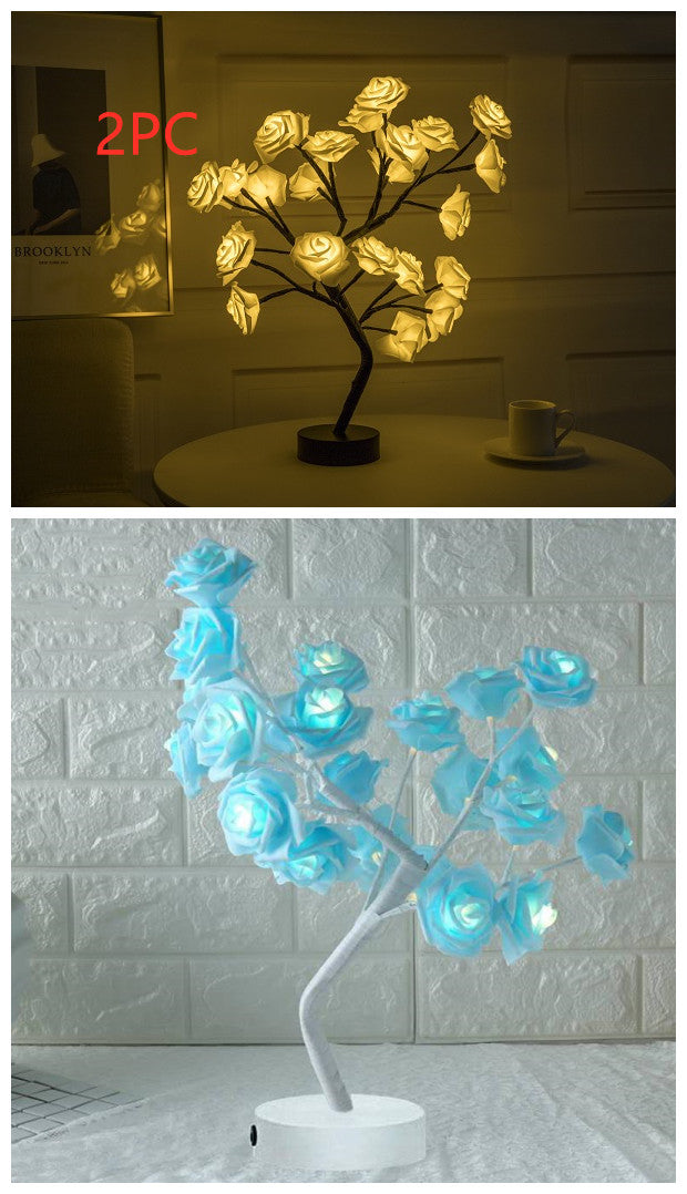 Rose Flower Tree LED Lamp