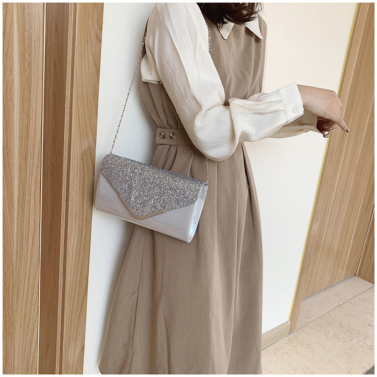 Women's Glitter Envelope Shoulder Bag nihaodropshipping