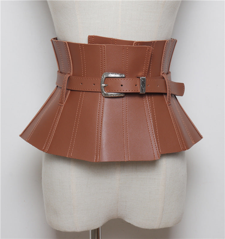 PU Leather Skirt Belt nihaodropshipping