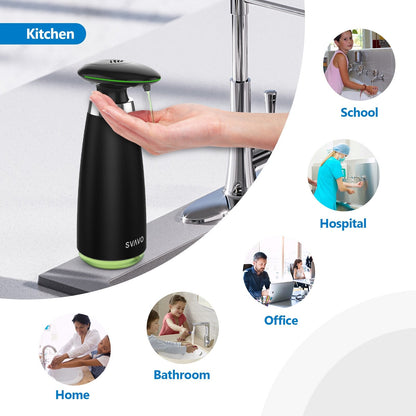 350ml Automatic Soap Dispenser Infrared Touchless Motion Bathroom Dispenser Smart Sensor Liquid Soap Dispenser for Kitchen - DunbiBeauty, LLC