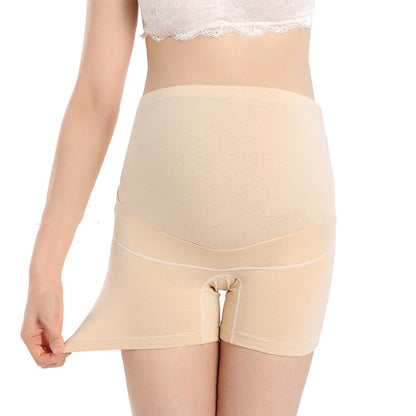 Womens Maternity Panties Mid-Thigh Seamless Soft Abdomen Wear for Pregnant Women Cotton Larnt