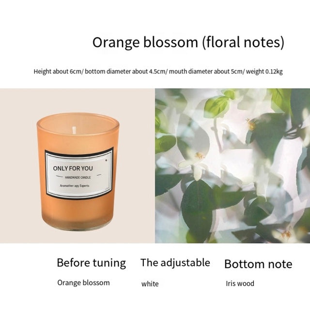 Romantic Floral Aromatherapy Smokeless Candle Zendrop