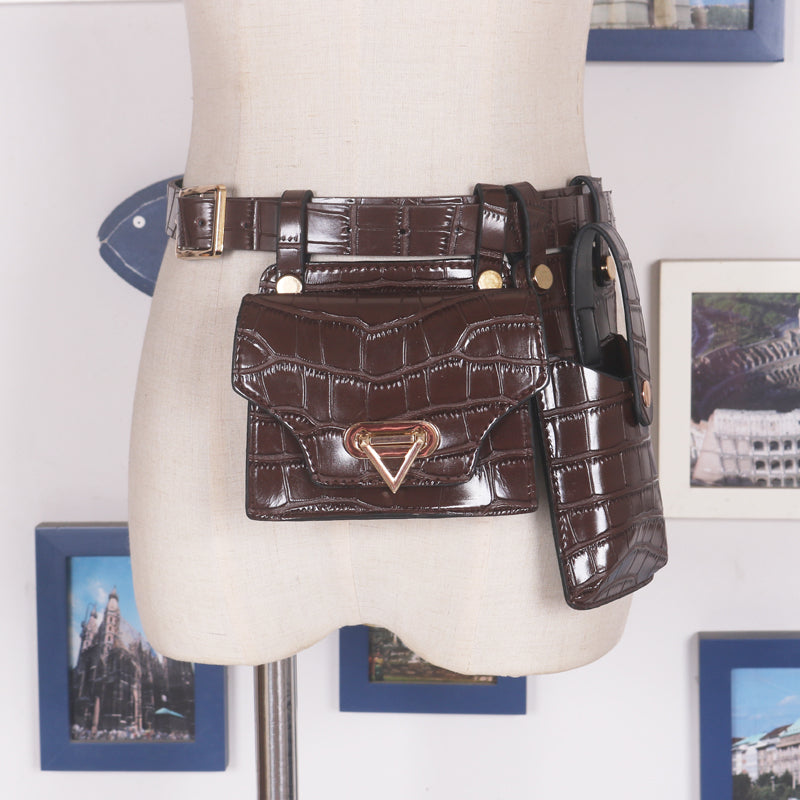 Waist Belt with Side Pouches nihaodropshipping