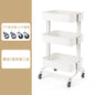 Movable wheeled kitchen storage rack trolley living room storage floor-to-floor beauty salon trolley supplies storage rack Larnt