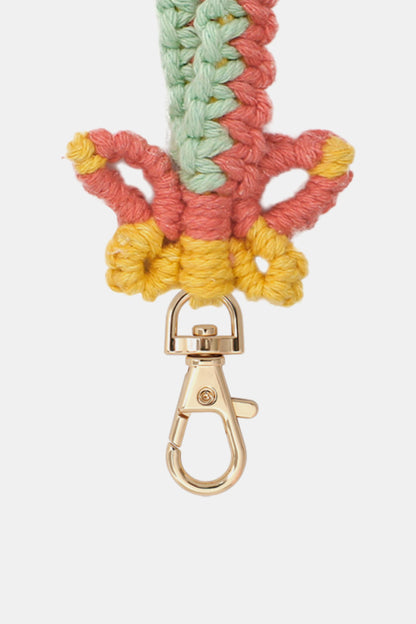 Butterfly Shape Macrame Key Chain